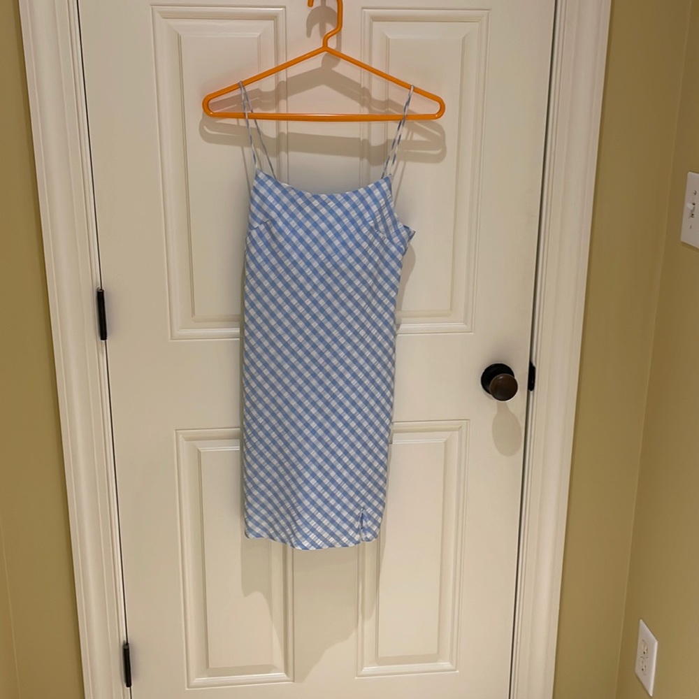 Blue Gingham Dress